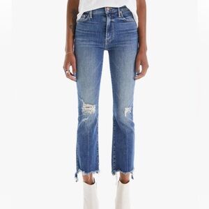 Mother Insider Crop Step Chew